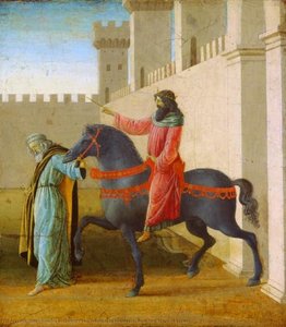 Das Triumph Des Mordechai Aus Der Bericht Über Esther — Sandro Botticelli