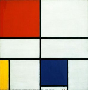 Composition C (no.iii) With Red, Yellow And Blue — Piet Mondrian