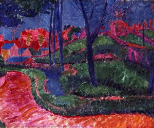 A Winding Road - Cornish Landscape — Sir Matthew Smith