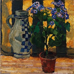 Flower Pot And Ceramic Jug — Koloman Moser