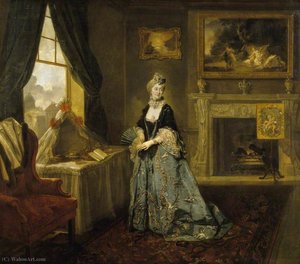 Frances Barton (1737–1815), Mrs Abington, As The Widow Bellmour In Arthur Murphy's 'the Way To Keep Him' — Johann Zoffany
