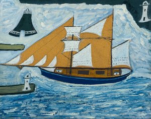 The Blue Ship — Alfred Wallis