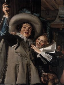 Young Man And Woman In An Inn — Frans Hals