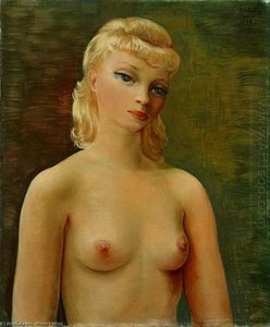 Bust Of Blonde Girl — Moïse Kisling
