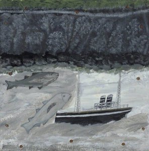 Land, Fish And Motor Vessel — Alfred Wallis