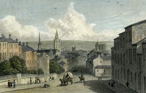 Newcastle From Westgate Hill — William Westall