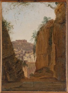 Virgil's Tomb, Naples — Franz Ludwig Catel