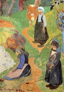 "in Brittany" -> "w Bretanii" — Paul Gauguin