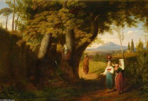 The Borghese Gardens, Rome — James William Giles