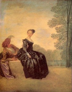 El Sulky Mujer — Jean-antoine Watteau