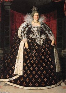 Marie De Médicis, Queen Of France — Frans Pourbus Mlađi