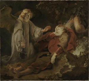 Angel Appearing To Elijah — Ferdinand Bol