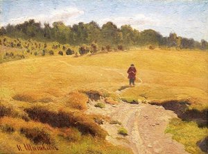 The Boy In The Field — Ivan Ivanovich Shishkin
