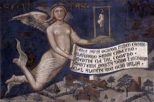 The Effects Of Good Government In The Countryside (detail) — Ambrogio Lorenzetti