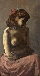 Seated Figure — Mervyn Peake