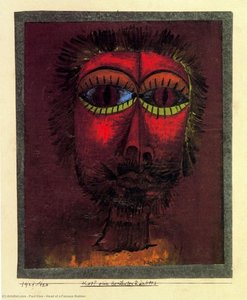 Head Of A Famous Robber — Paul Klee