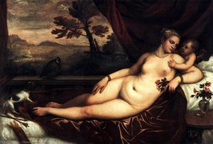 Venus Și Cupidon — Titian