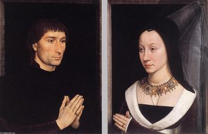 Tommaso Portinari Und Seine Frau — Hans Memling