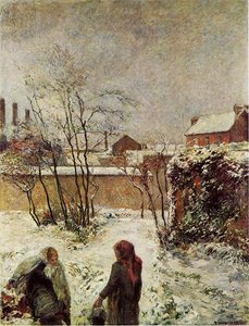 Kış Bahçesi, Rue Carcel (aynı Zamanda Kar, Rue Carcel Ii) — Eugène Henri Paul Gauguin