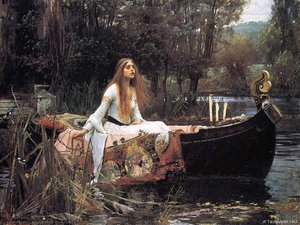 La Dama Di Shalott — John William Waterhouse