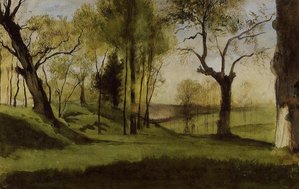 Ansicht Von Villa Borthese — Gustave Moreau