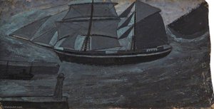 Grey Schooner — Alfred Wallis