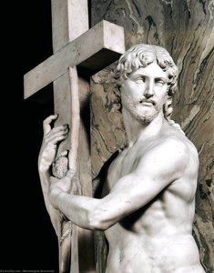 Risen Christ (detail) — Michelangelo Buonarroti