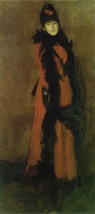 Rot Und Schwarz, Der Fan — James Abbott Mcneill Whistler