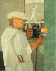 Man With A Blow Lamp — Prunella Clough