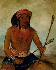 Tul Lock Chísh Ko, Drinks The Juice Of The Stone — George Catlin