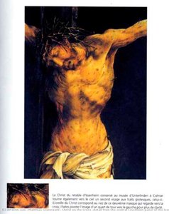 Christus Am Kreuz (detail Aus Dem Zentralen Kreuzigungsbild Des Isenheim Altar) — Matthias Grünewald