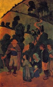 Bretons On A Path — Paul Sérusier