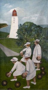 Bowlers Off The Hoe — Beryl Cook