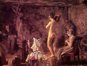 William Rush Carving His Allegorical Figure Of The Schuylkill River — Thomas Eakins