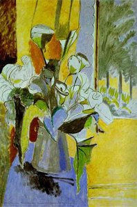 Bouquet Von Blumen Auf Der Veranda — Henri Matisse