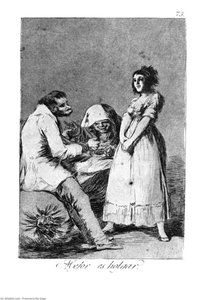 È Meglio Stare Fermi — Francisco José De Goya Y Lucientes