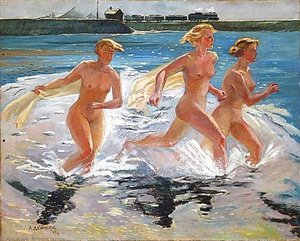 Running Girl — Aleksandr Deyneka