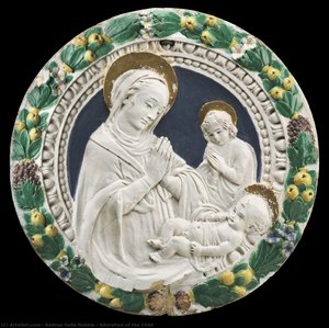 Adoration Of The Child — Andrea Della Robbia