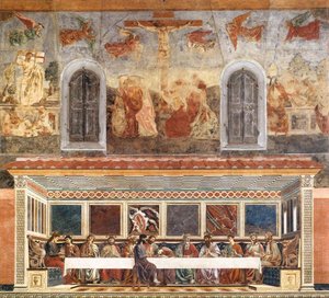 Poslední Večeře A Příběhy Kristova Utišení — Andrea Del Castagno