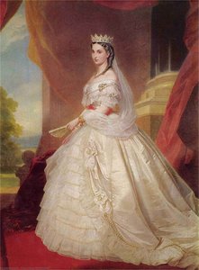 Portrait Of Charlotte Of Belgium — Franz Xavier Winterhalter