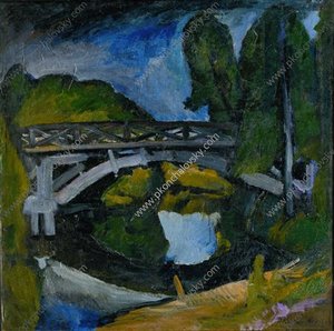 Podul Din Abramtsevo — Pyotr Konchalovsky