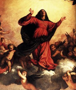 Ascensiunea Fecioarei (detaliu) — Titian