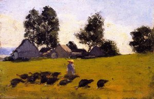 Landscape At Saint Joachim — Clarence Alphonse Gagnon