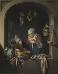 Herring Seller And Boy — Gerrit Dou