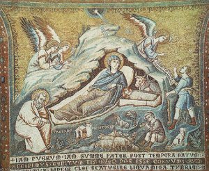 The Birth Of Jesus — Pietro Cavallini