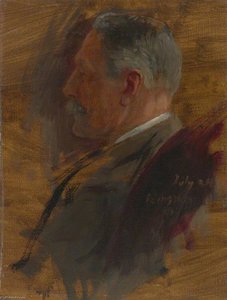 Douglas Haig, 1st Earl Haig (1861–1928), Field Marshal (preparatory Study For 'the Supreme War Council In Session At Versailles On 3rd July 1918' And 'armistice Meeting 3rd And 4th November 1918') — Herbert Arnould Olivier