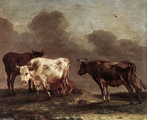 Cows In A Meadow — Paulus Potter