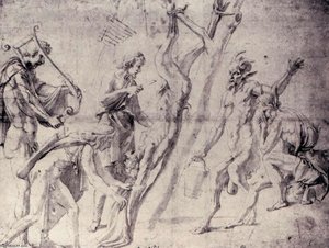 Lo Scorticamento Di Marsia — Giulio Romano