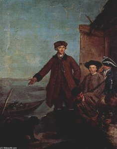 The Awakening For Hunting — Pietro Longhi