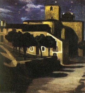 Night Scene In Avila — Diego Rivera